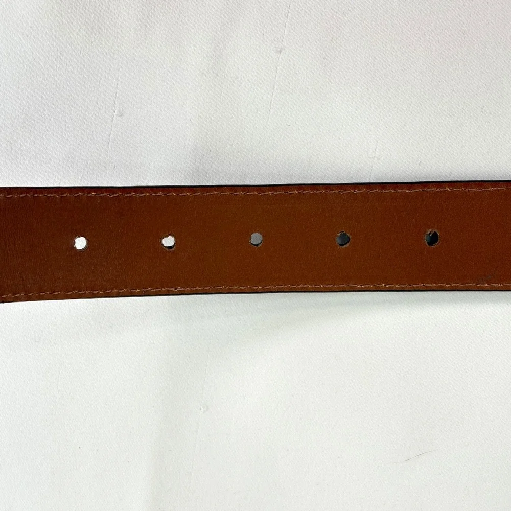 Rippel and Company Belt Strap Black Genuine American Bison Leather Size 38 USA